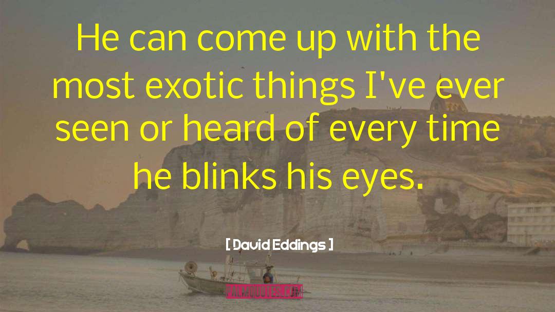 Sharp Eyes quotes by David Eddings
