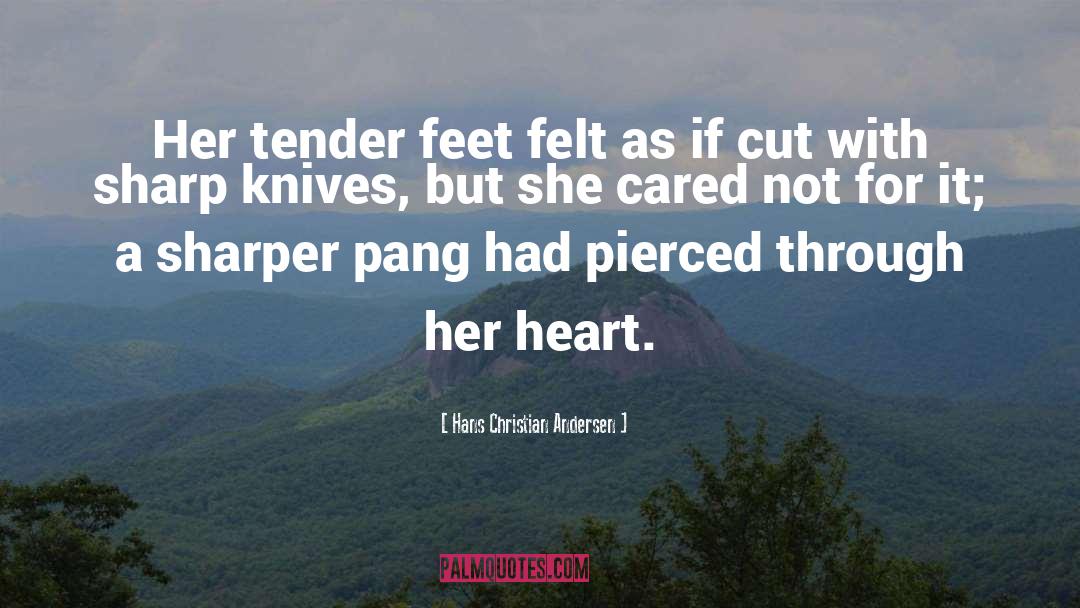 Sharp Knives quotes by Hans Christian Andersen