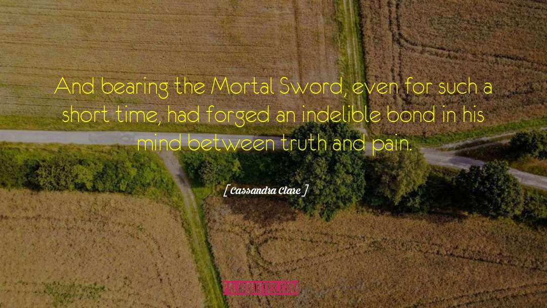 Sharpen Sword quotes by Cassandra Clare