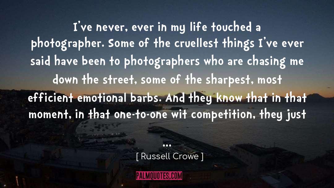 Sharpest quotes by Russell Crowe
