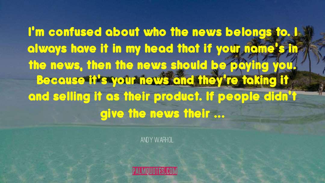 Shashamane News quotes by Andy Warhol