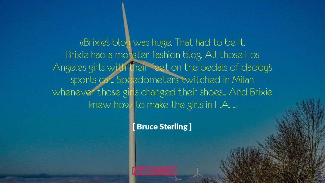 Shasho Blog quotes by Bruce Sterling