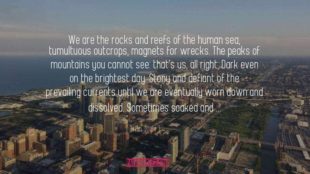 Shattererd Sea quotes by Brian Doyle