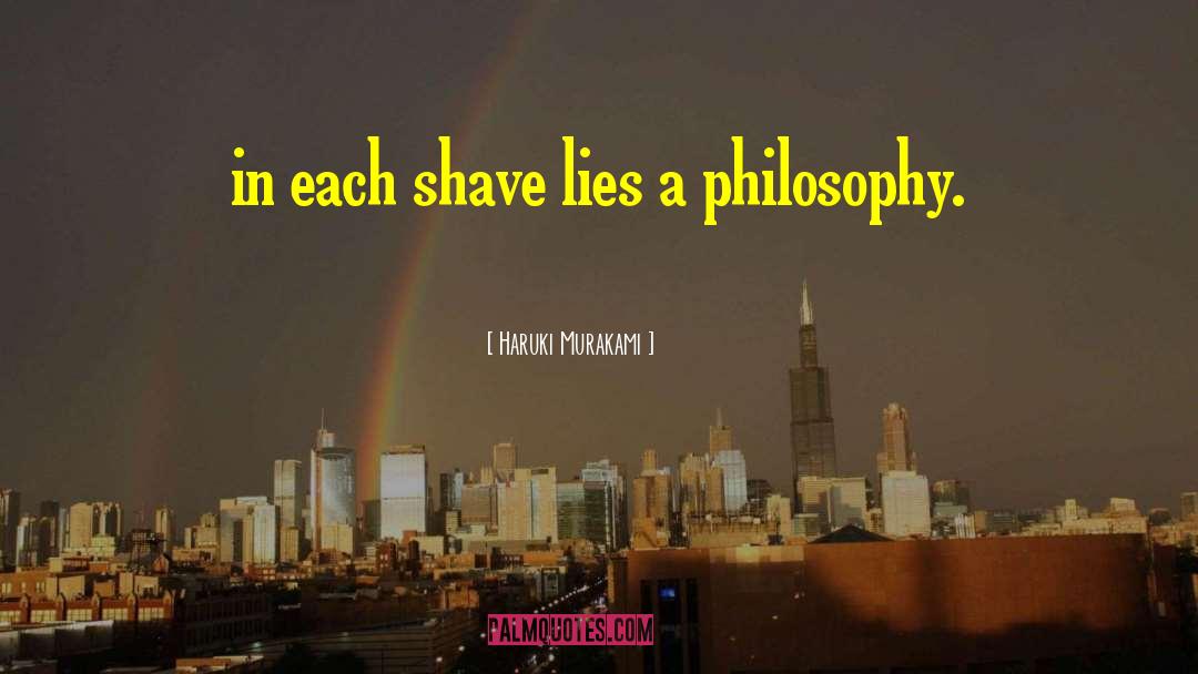 Shave quotes by Haruki Murakami