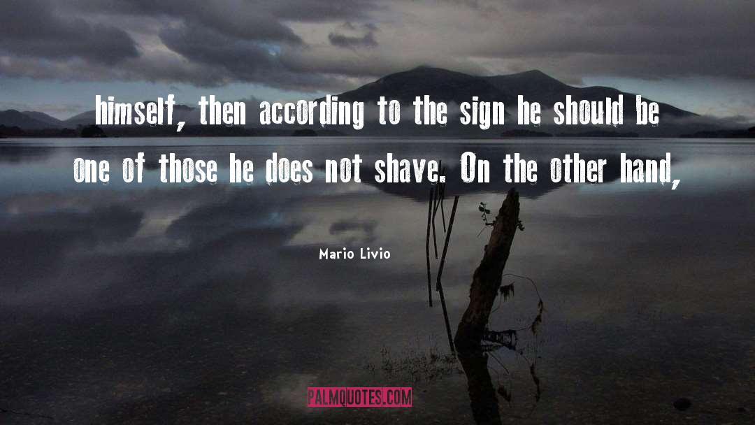 Shave quotes by Mario Livio