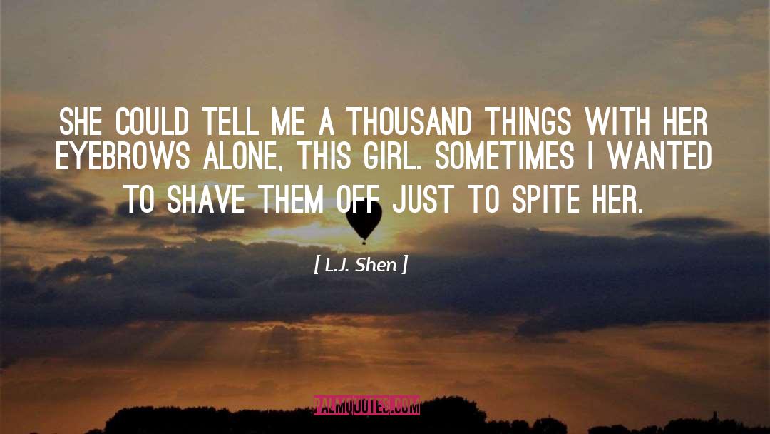 Shave quotes by L.J. Shen
