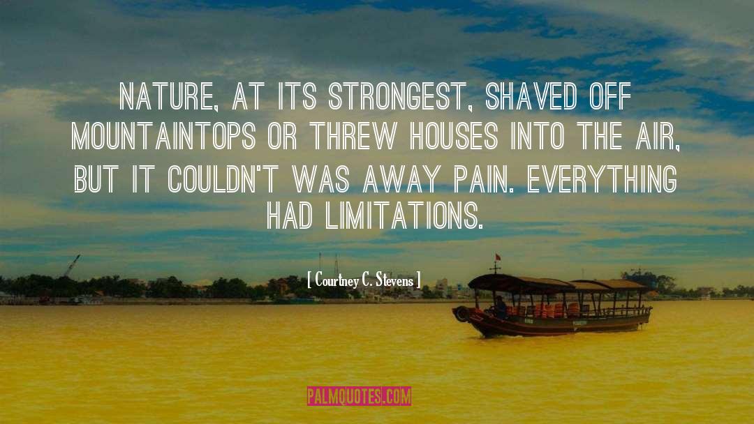 Shaved quotes by Courtney C. Stevens