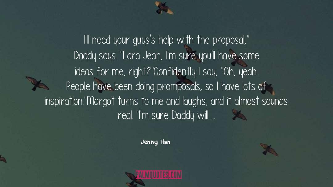 Shaving quotes by Jenny Han