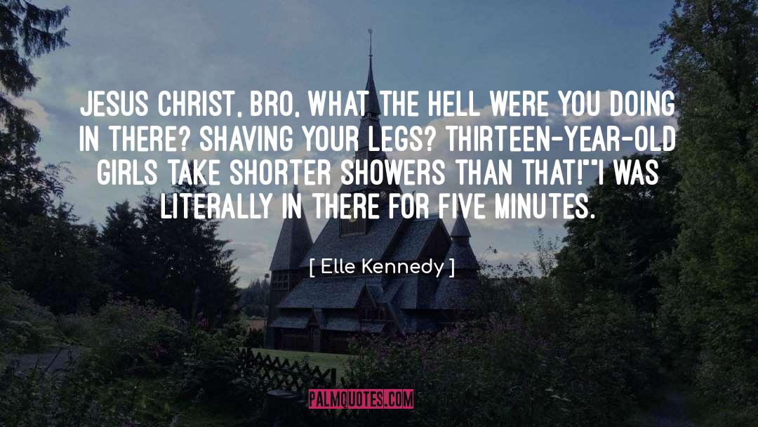 Shaving quotes by Elle Kennedy