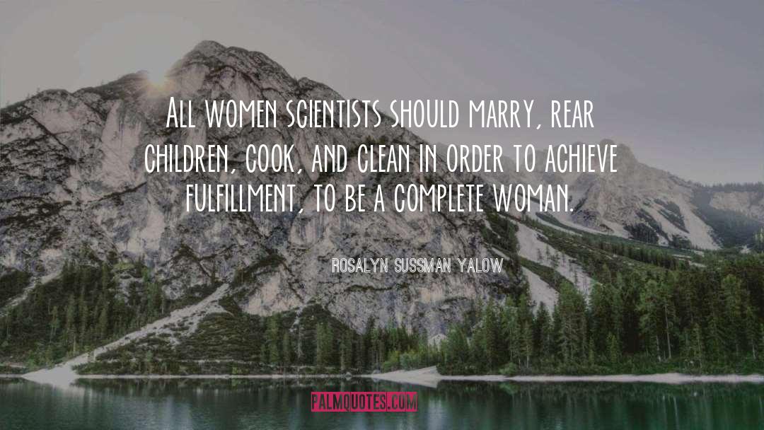 She Cooks quotes by Rosalyn Sussman Yalow