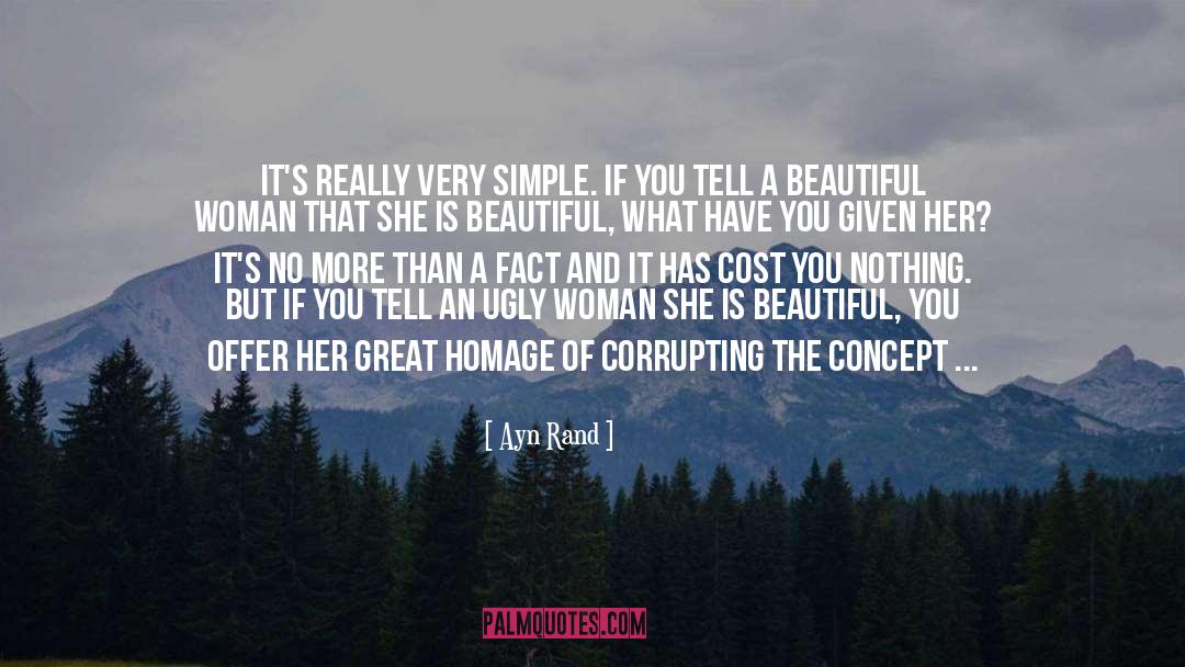 She Is Beautiful quotes by Ayn Rand