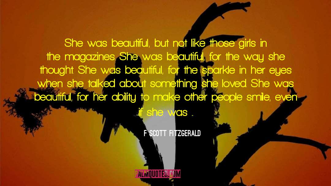 She Is Beautiful quotes by F Scott Fitzgerald