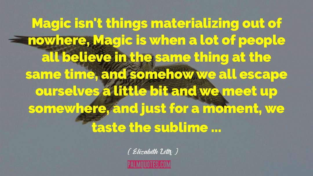 She Is Magic quotes by Elizabeth Letts