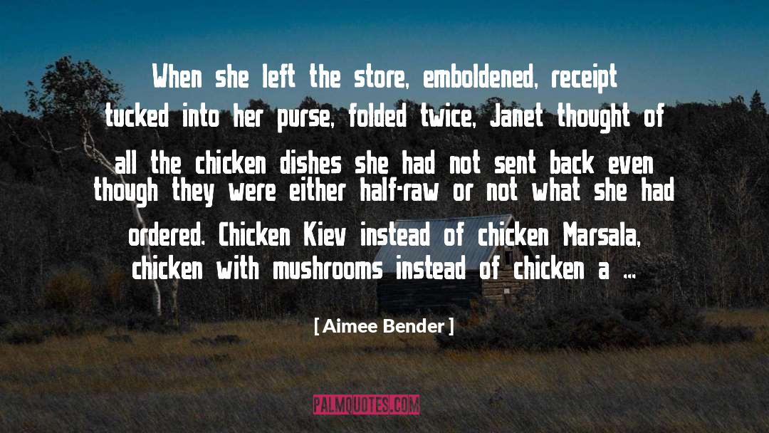 She Left quotes by Aimee Bender