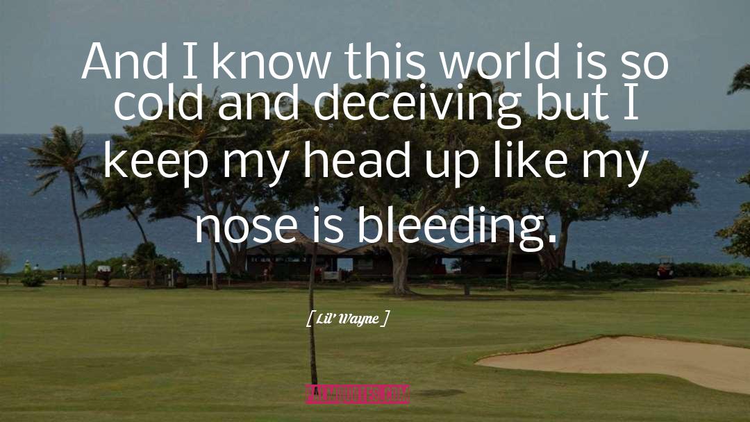 She S Bleeding quotes by Lil' Wayne