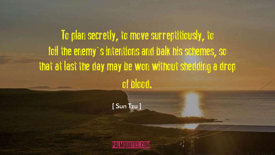 Shedding quotes by Sun Tzu