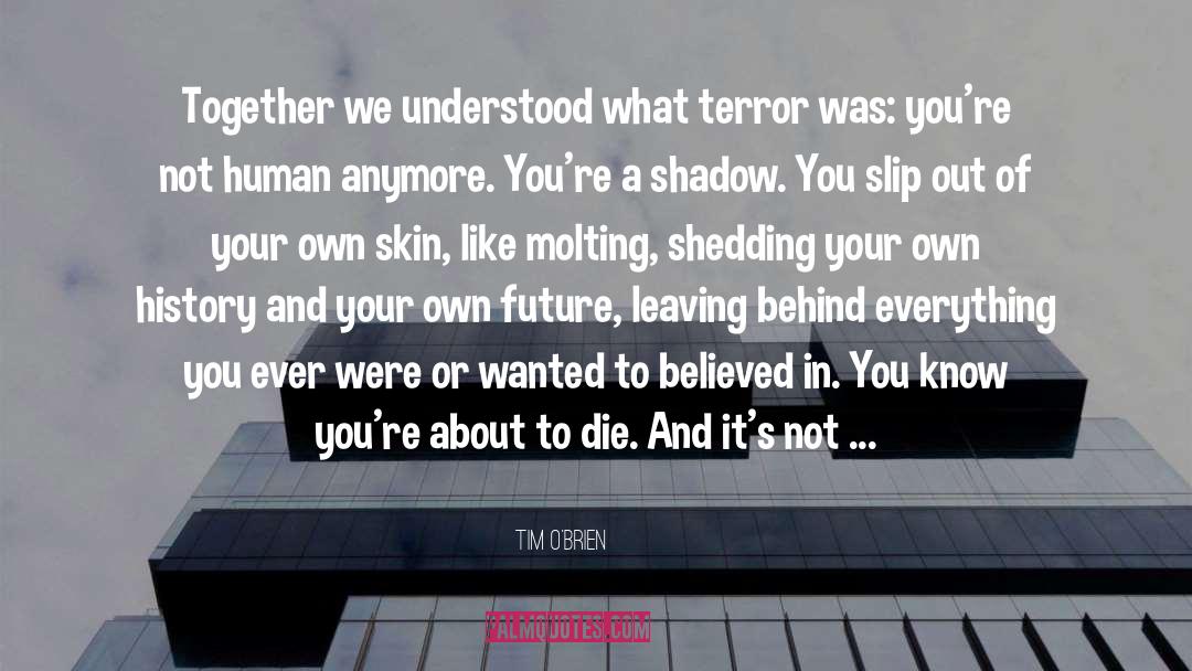 Shedding quotes by Tim O'Brien