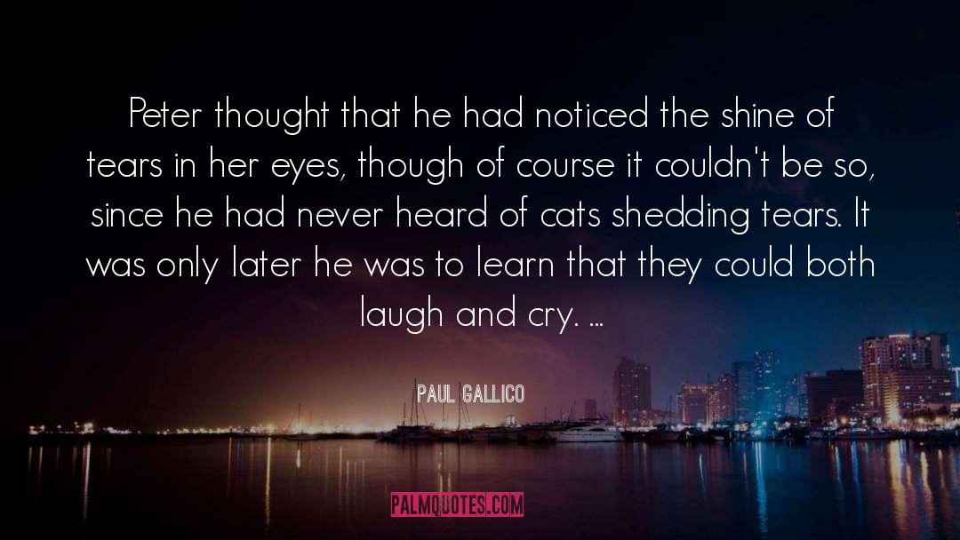 Shedding Tears quotes by Paul Gallico