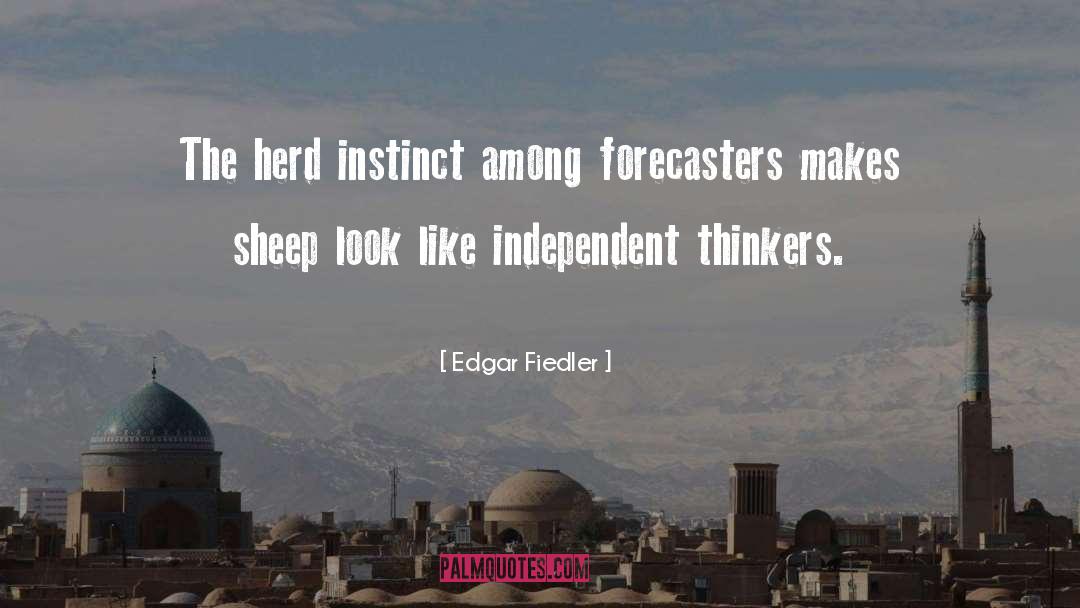 Sheep quotes by Edgar Fiedler