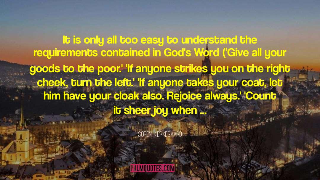 Sheer Joy quotes by Soren Kierkegaard