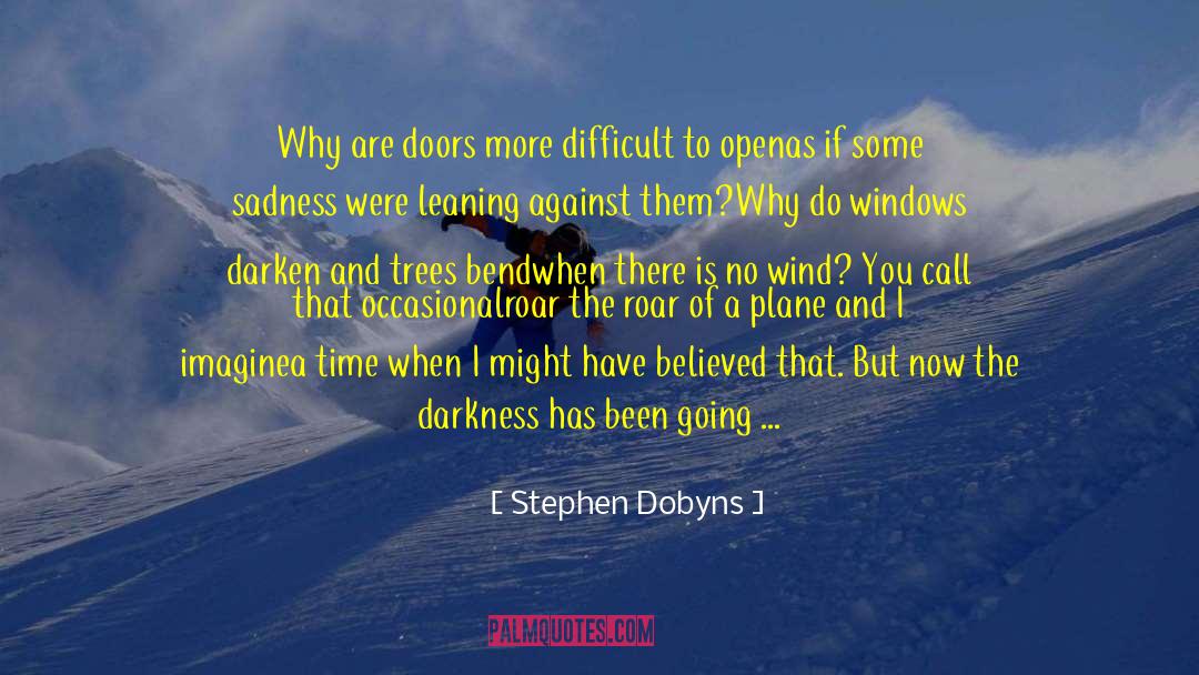 Sheerly Musical Plane quotes by Stephen Dobyns