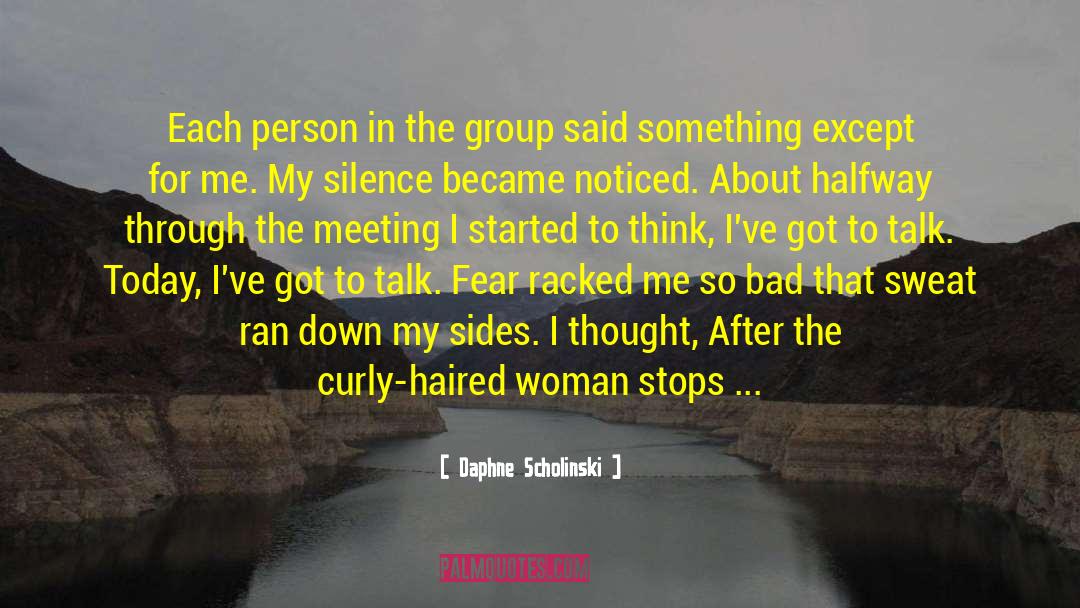 Sheibani Group quotes by Daphne Scholinski