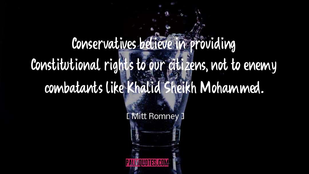 Sheikh quotes by Mitt Romney