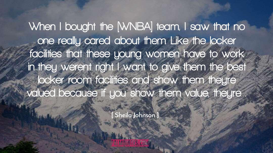 Sheila quotes by Sheila Johnson