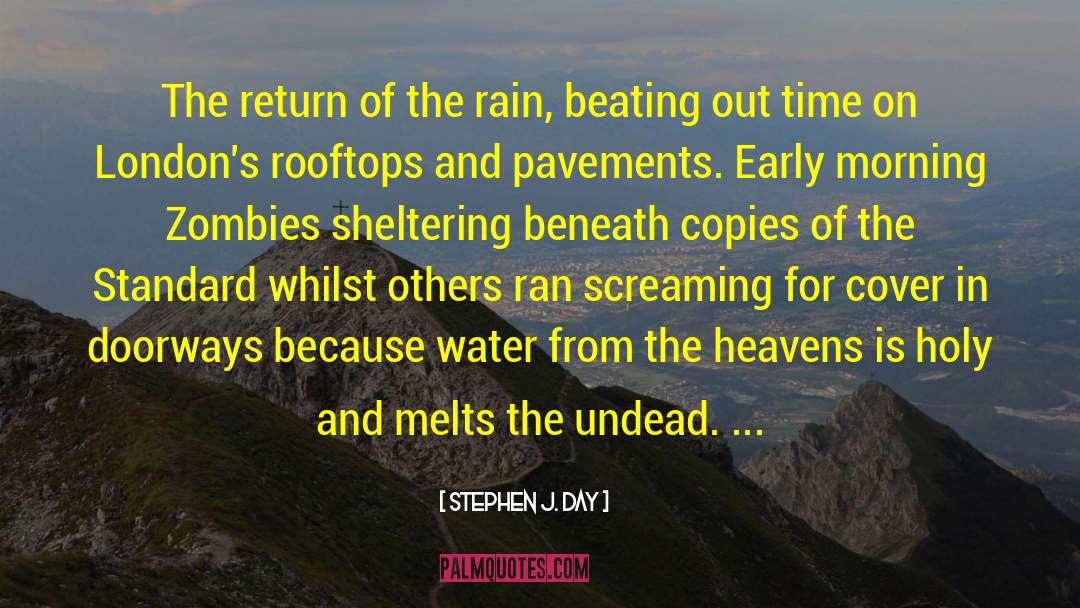 Sheltering quotes by Stephen J. Day