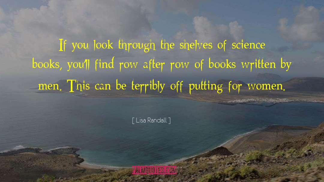 Shelves quotes by Lisa Randall