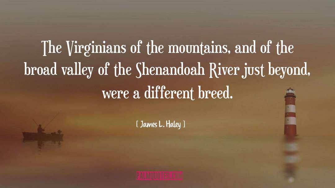 Shenandoah quotes by James L. Haley