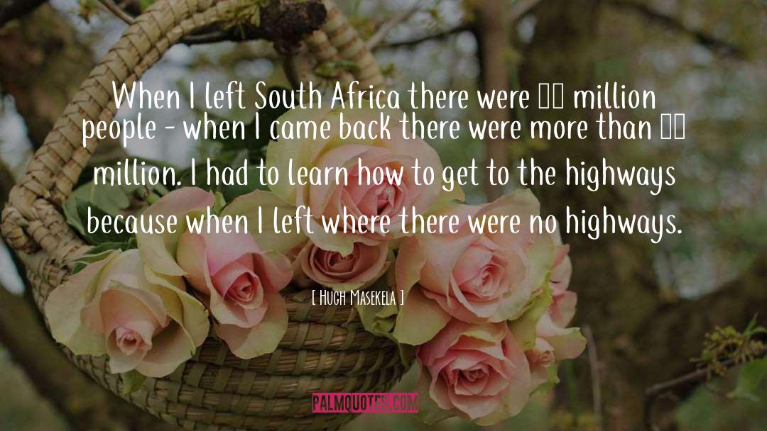 Shenassa South quotes by Hugh Masekela