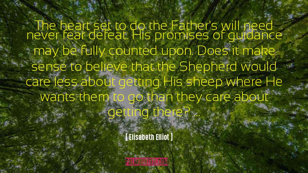 Shepherd Care Tender quotes by Elisabeth Elliot