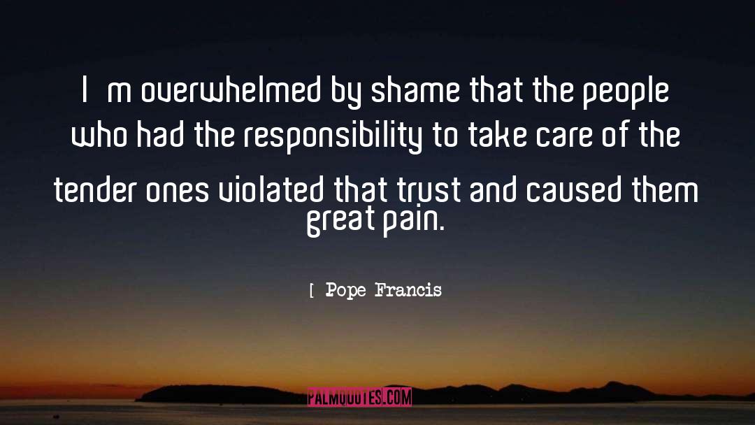Shepherd Care Tender quotes by Pope Francis