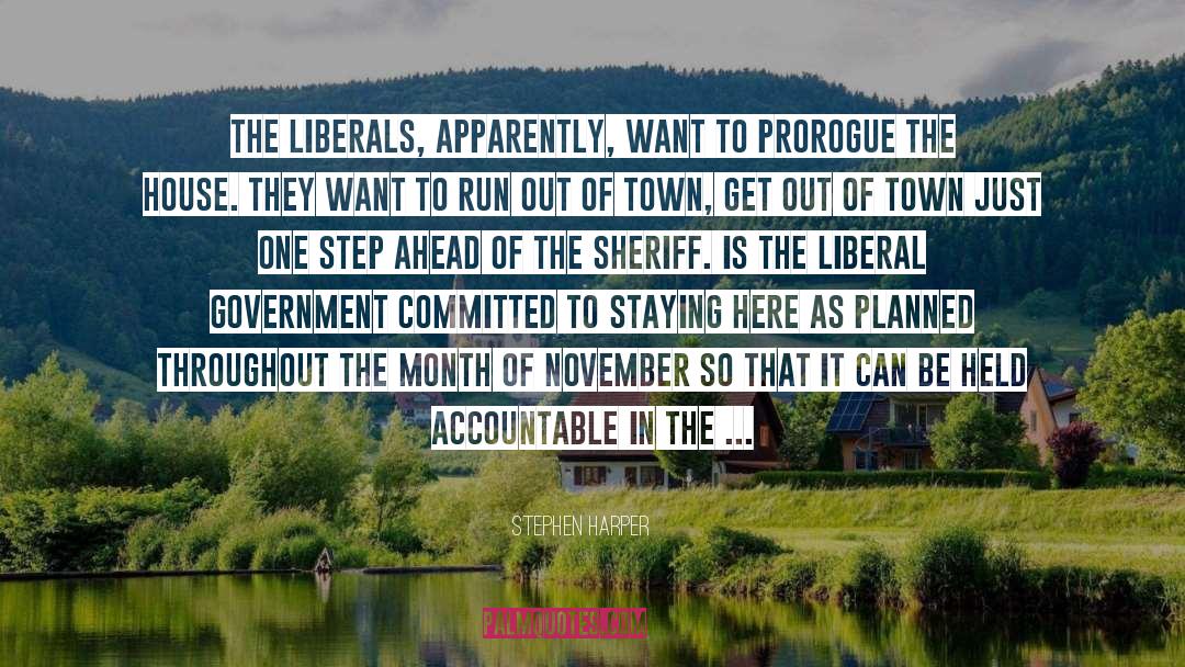 Sheriff quotes by Stephen Harper