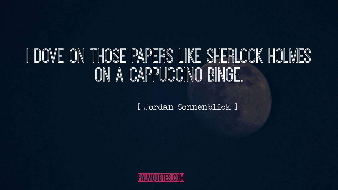 Sherlock quotes by Jordan Sonnenblick