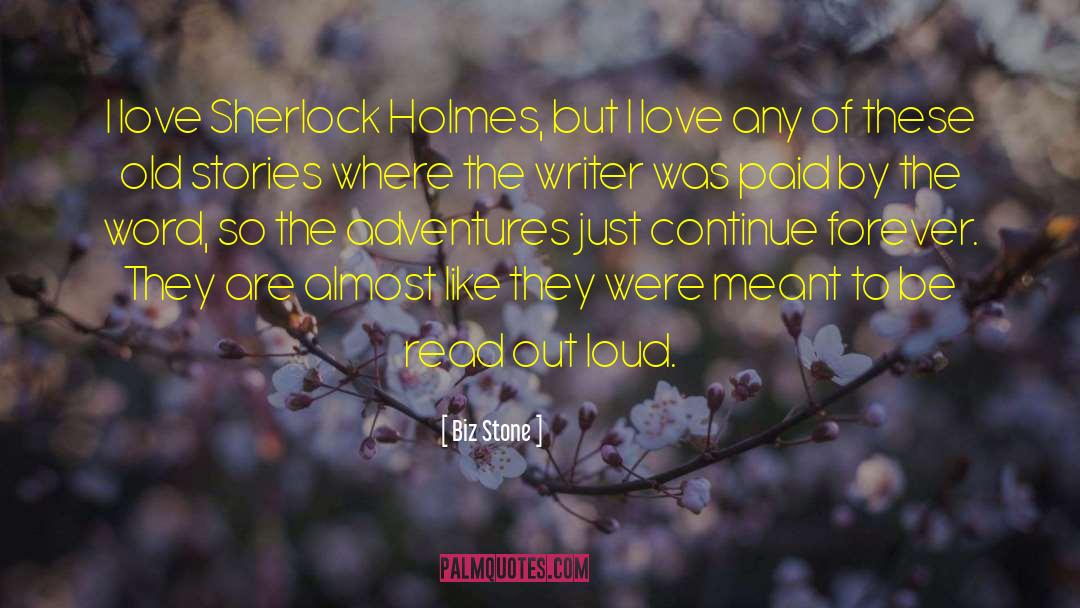 Sherlock Retelling quotes by Biz Stone