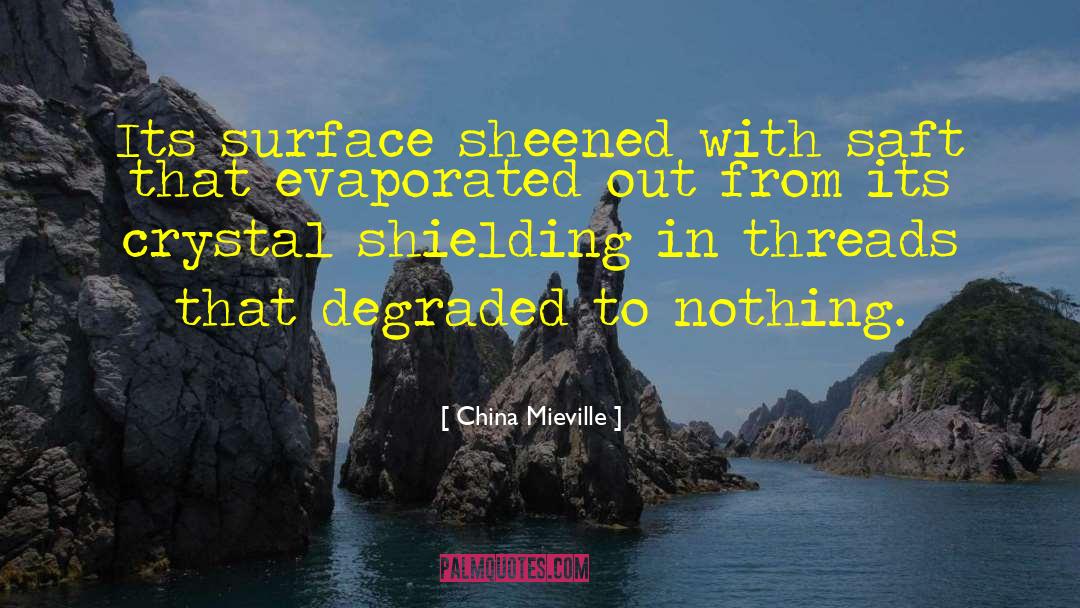 Shielding quotes by China Mieville