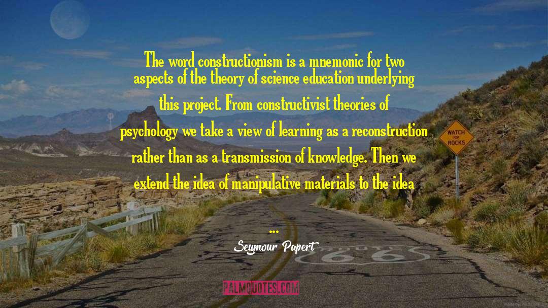 Shifters Transmission quotes by Seymour Papert