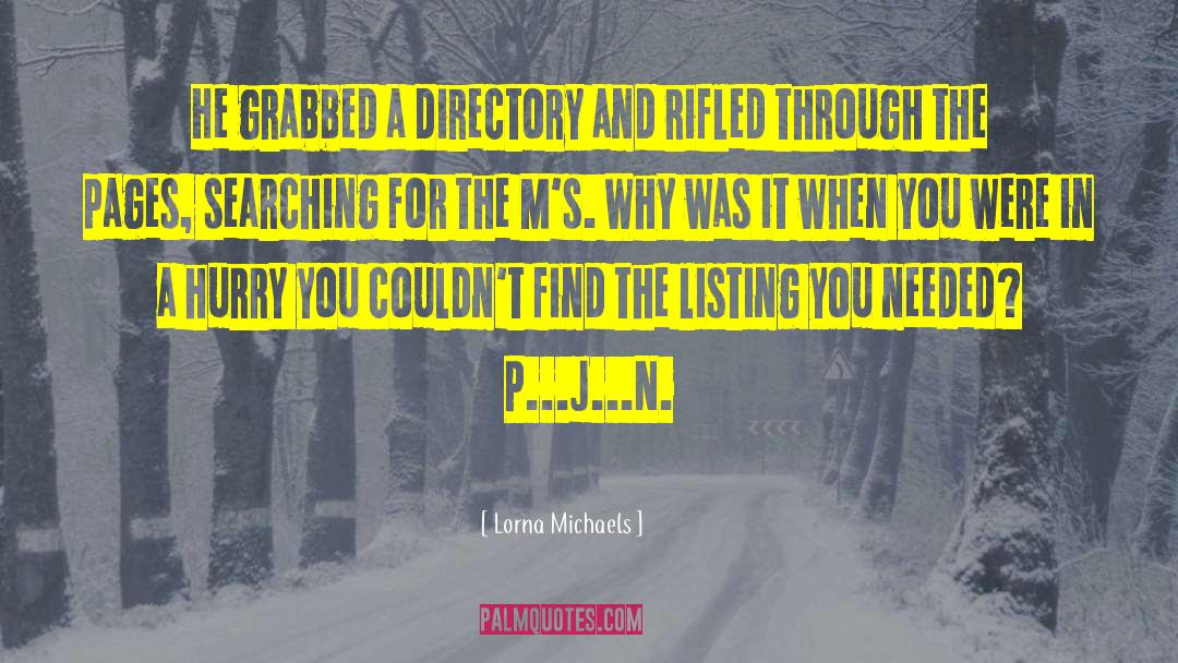 Shimeji Directory quotes by Lorna Michaels