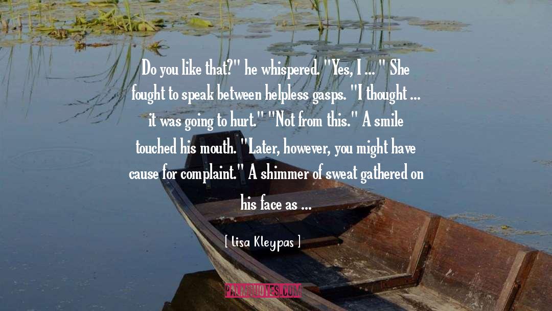 Shimmer quotes by Lisa Kleypas