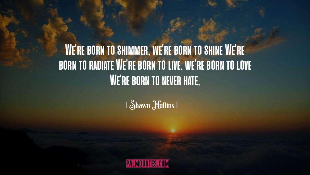 Shimmer quotes by Shawn Mullins