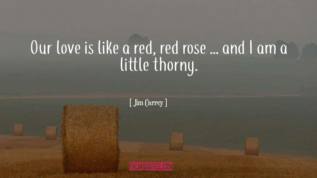 Shimmered Red quotes by Jim Carrey