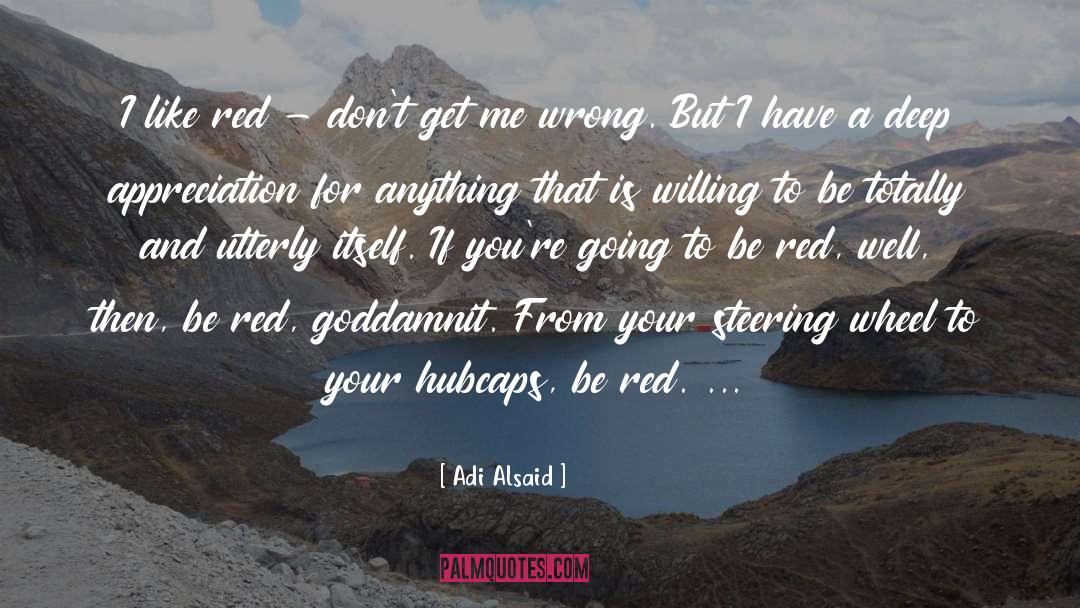 Shimmered Red quotes by Adi Alsaid