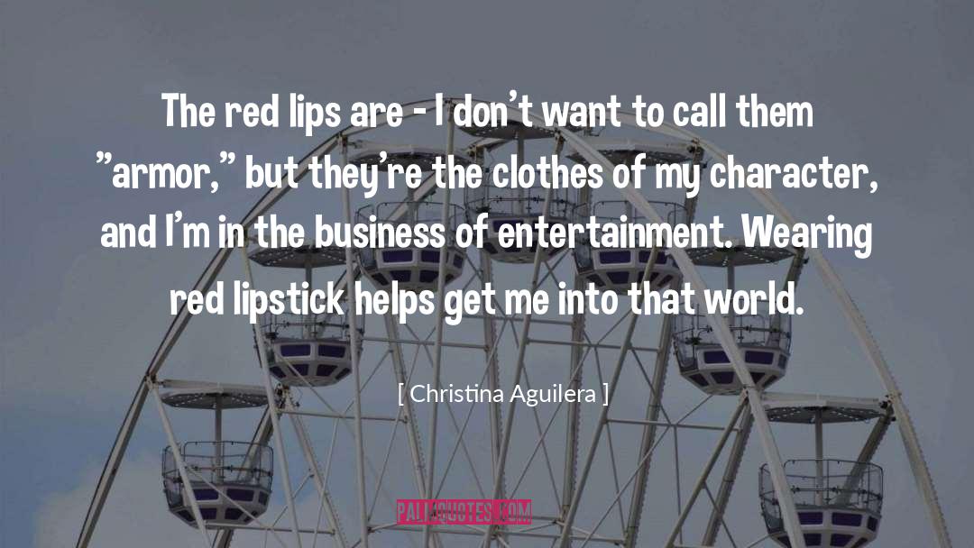 Shimmered Red quotes by Christina Aguilera