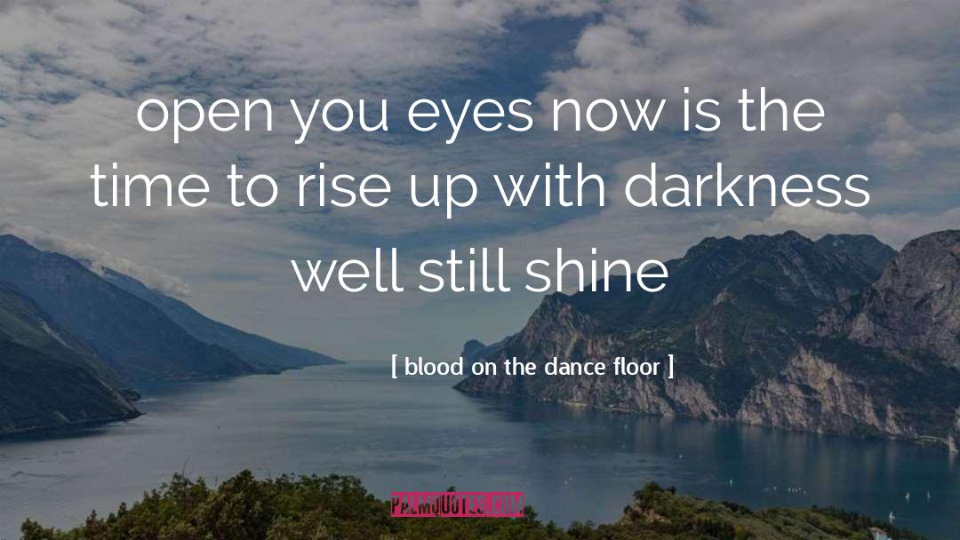 Shine Brighter quotes by Blood On The Dance Floor