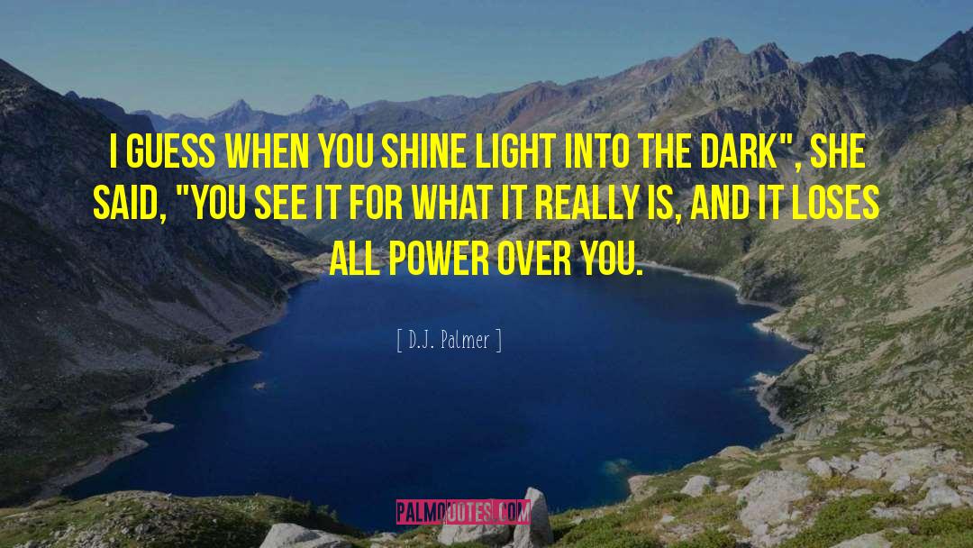 Shine Light quotes by D.J. Palmer