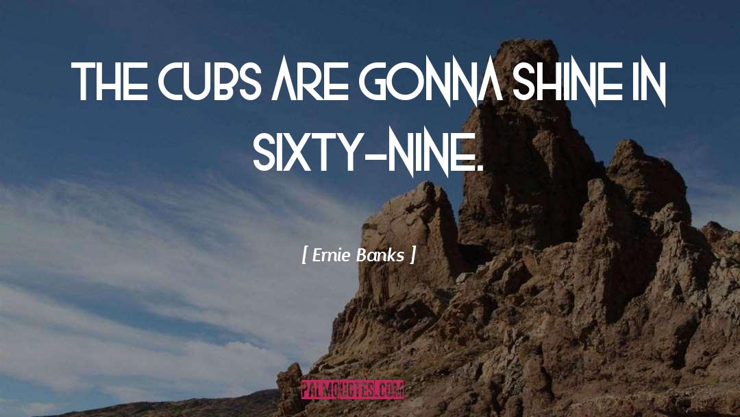 Shine quotes by Ernie Banks