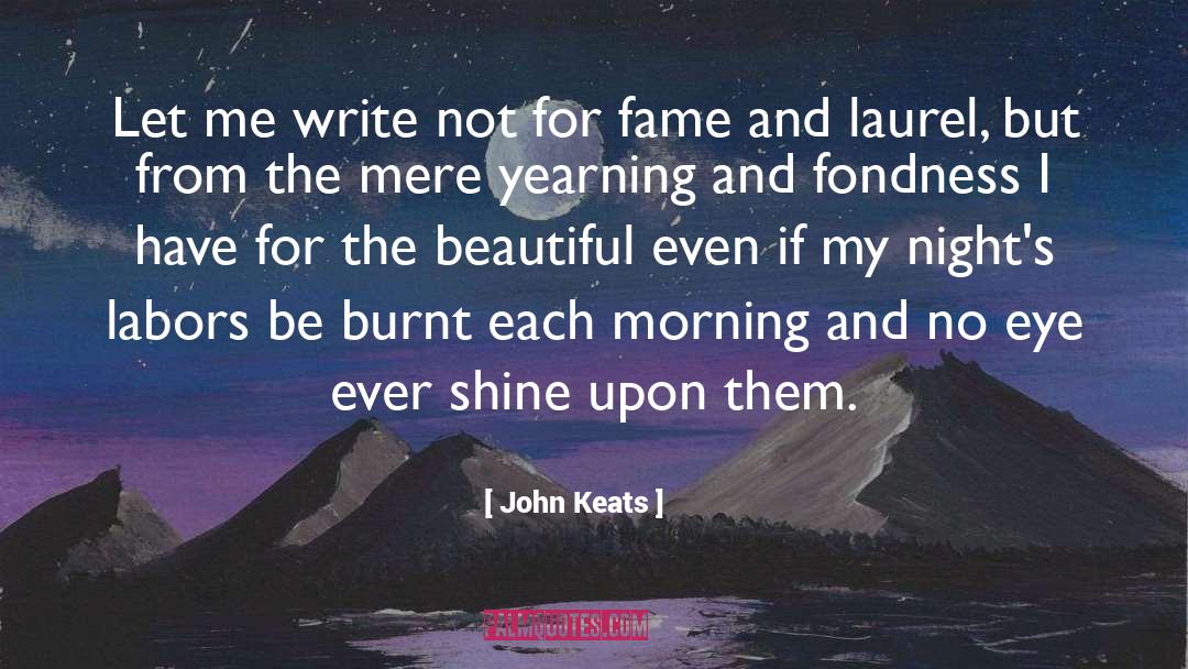 Shine Upon You quotes by John Keats