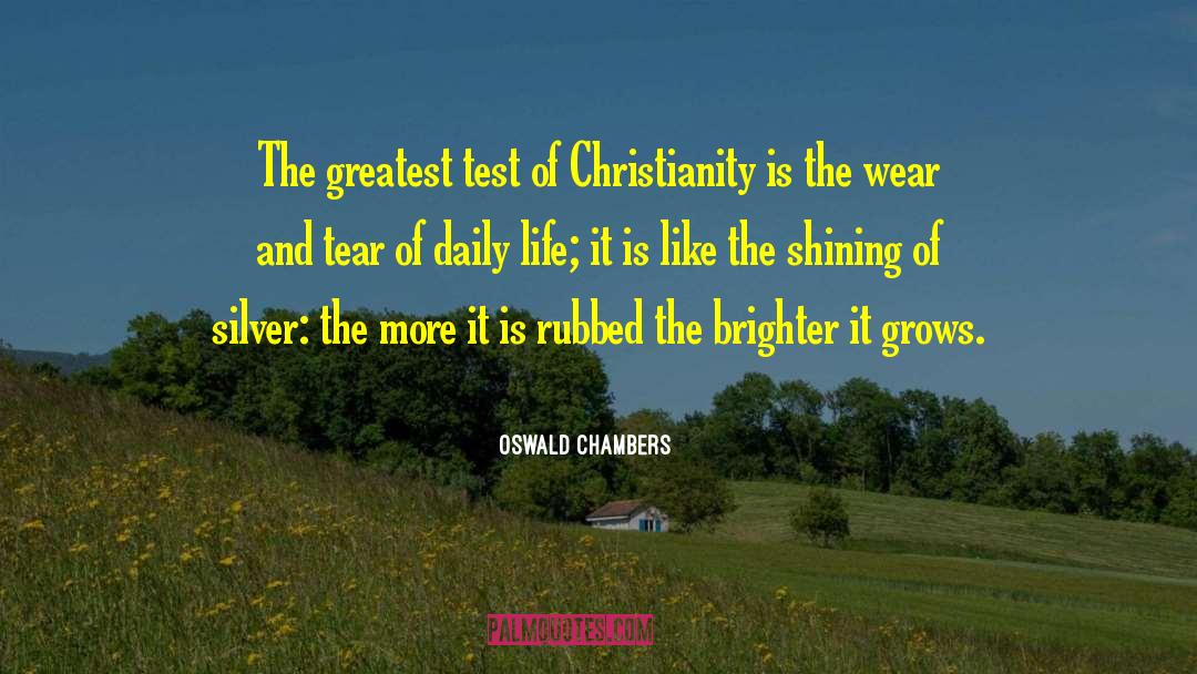 Shining Light quotes by Oswald Chambers